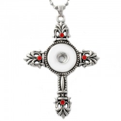 Edelstahl - christian Kreuz Anhänger - 3 Farben - Halskette