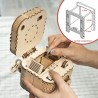 Robotime 123pcs Creative DIY 3D Treasure Box Wooden Puzzle Game Assembly Toy Gift for Children Teens
