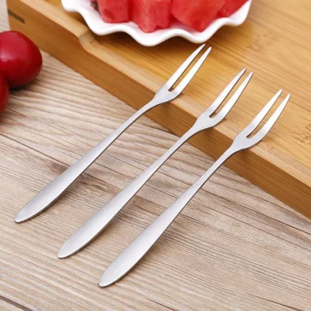 Stainless steel - two tine fork - tableware - 1pcs - 5pcs - 10pcsBestek