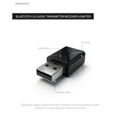 Bluetooth 5.0 - 2 in 1 - bluetooth adapter - transmitter - receiverUSB geheugen