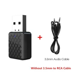 Bluetooth 5.0 - 2 in 1 - bluetooth adapter - transmitter - receiverUSB geheugen