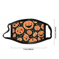 Protective face / mouth mask - windproof - dustproof - Halloween print