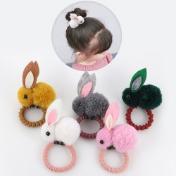Elastische Haarband mit Kaninchen