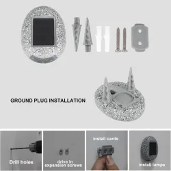 LED Stone - Pebbles - Waterproof - Rock Light - Solar LampSolar verlichting