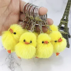 Yellow duck plushie - 1pcSleutelhangers