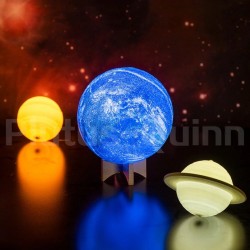 3D aarde - melkweg nachtlampje - oplaadbaarVerlichting