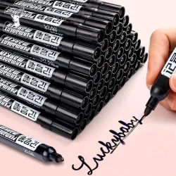Permanent Paint Marker - Waterproof - Black - 5pcs - 10pcsPennen & Potloden