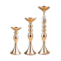 Gold Candle Holders - CandlestickKaarsen & Houders