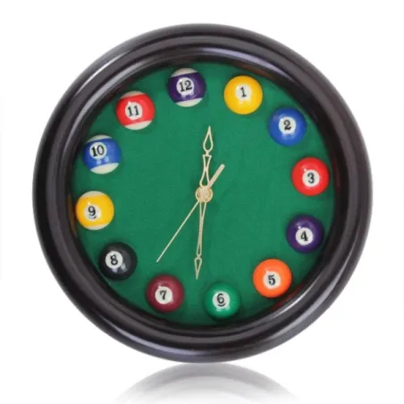 Billiards - Pool Table Ball - Wall Quartz ClockKlokken