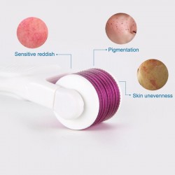 LED electric micro needles - derma roller - titanium - skin careHuid