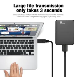 Micro B - USB C - 3.0 Cable - 5Gbps - External Hard DriveUSB geheugen