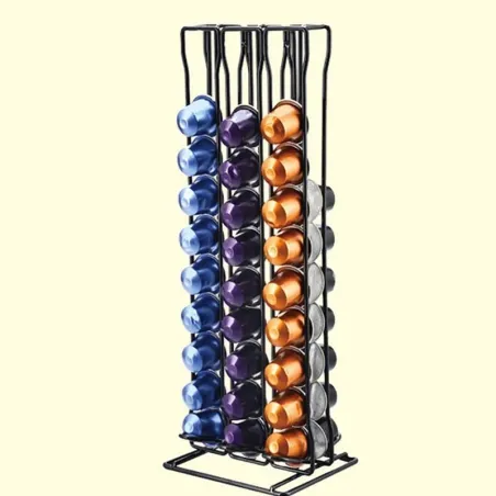 Coffee Capsule Holder - Tower Stand - 60 Nespresso Capsules - Storagekoffiewaren