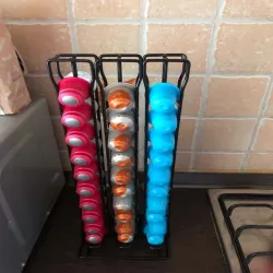 Coffee Capsule Holder - Tower Stand - 60 Nespresso Capsules - Storagekoffiewaren