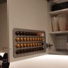 Nespresso coffee capsules holder - tower rack with adhesive tape - rotatableCoffee ware