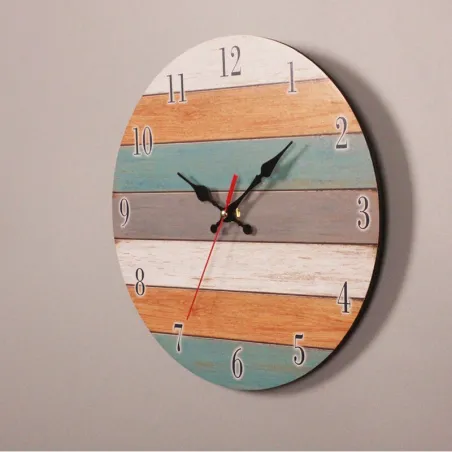 Retro Wall Clock - Vintage - Wooden Roman CraftClocks