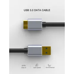 Micro B USB - 3.0 Cable - 5Gbps - External Hard Drive CableKabels