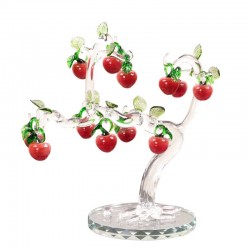 Glass - Crystal Cherry Tree - Fengshui OrnamentDecoratie