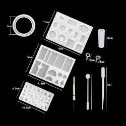 Silicone Casting - Resin Molds - Tools Set - Resin Jewelry - DIYToys