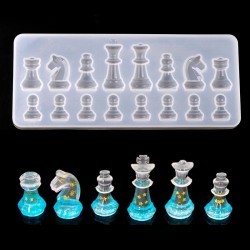 Silicone Mold - Resin - International Chess Shape - DIYSpeelgoed