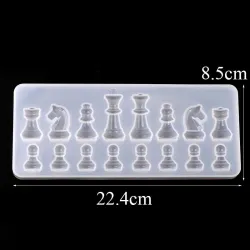 Silicone Mold - Resin - International Chess Shape - DIYSpeelgoed