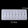 Silicone Mold - Resin - International Chess Shape - DIYSpeelgoed