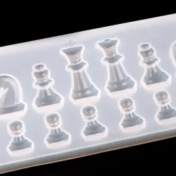 Silicone Mold - Resin - International Chess Shape - DIYSpeelgoed