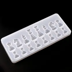 Silicone Mold - Resin - International Chess Shape - DIYSpeelgoed