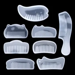 3D - Transparent - Silicone - Comb - Resin MoldsSpeelgoed