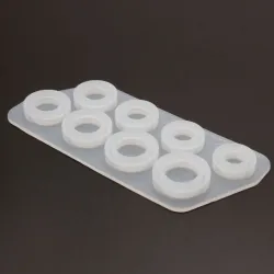 8Pcs - Assorted Sizes Ring - Silicone Mold - Resin JewelrySpeelgoed