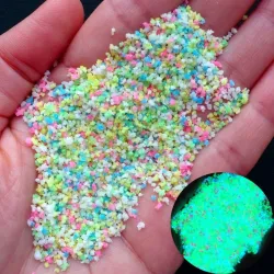 Glow In The Dark - Sand Mix - Fluorescent - Sand Particles - Resin Art SuppliesSpeelgoed