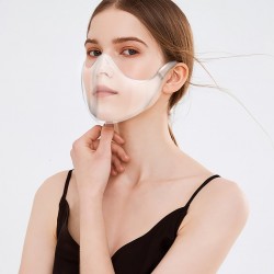 PM2.5 - Schutz transparent Mund / Gesichtsmaske - Kunststoffschild - wiederverwendbar