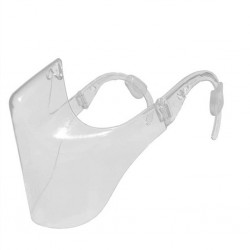 PM2.5 - Schutz transparent Mund / Gesichtsmaske - Kunststoffschild - wiederverwendbar