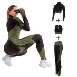 Women - Yoga Sets - Sport - Gym suits - Long SleeveDames mode