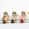 Cute Owl - Rhinestone - KeychainSleutelhangers