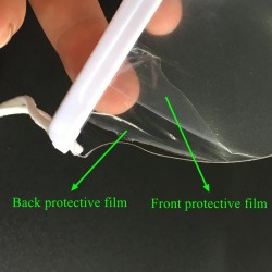 5 pieces - transparent mouth mask - plastic shield