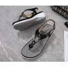 Mode Sandalen mit Metalldekoration - Böhmischer Stil