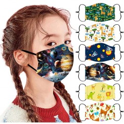 Kinder Gesicht / Mundschutzmaske - atmungsaktiv - Cartoondruck