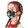 Kindergelaats- / mondbeschermingsmasker - ademend - cartoon print