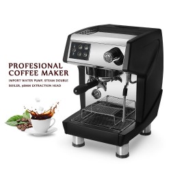 Koffiezetapparaat machine met melkopschuimer voor espresso / cappuccino - 15 Bar - 220Vkoffiewaren
