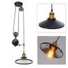 E27 - zwarte vintage lamp - uitschuifbaar in lengte verstelbaarPlafondverlichting