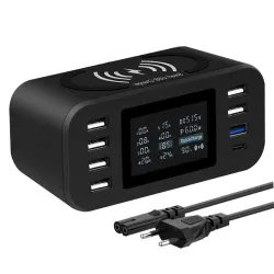 Qi wireless charger - quick charge 3.0 - 60W - 8-ports USB - charging stationBattery & Chargers