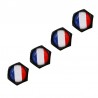 4pcs/set - Ventilkappen - France Logo