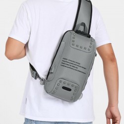 Crossbody Taschen - Anti-Diebstahl - Botentasche - USB-Ladung - wasserabweisend