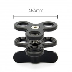 Aluminum - Arm Ball - Butterfly Clip - Gopro 5 6 CameraAccessoires
