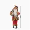 Kerstdecoratie - Kerstman - mini stoffen popKerstmis
