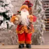 Kerstdecoratie - Kerstman - mini stoffen popKerstmis