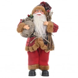 Weihnachtsdekoration - Weihnachtsmann - Mini Tuch Puppe