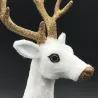 Christmas decoration - white reindeer - deerChristmas