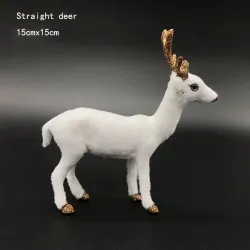 Kerstdecoratie - wit rendier - hertKerstmis