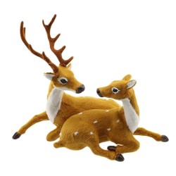 Weihnachtsdekoration - braune Rentiere - deer